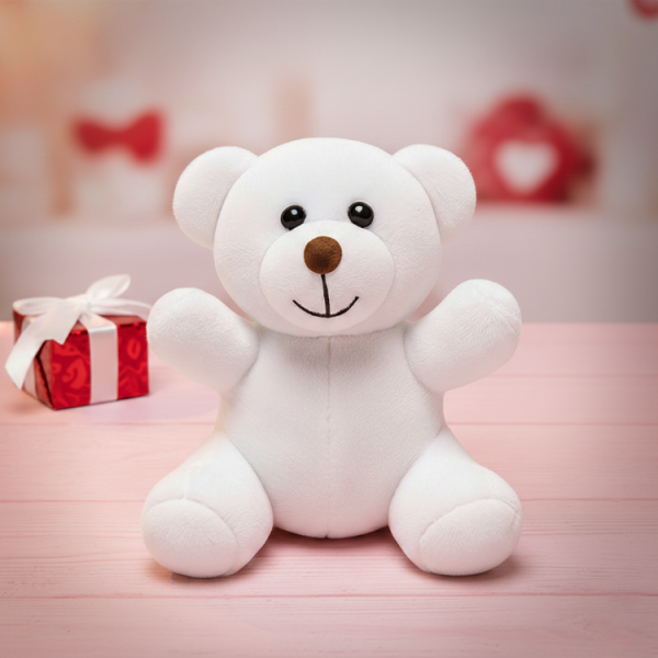 Beyaz Pelüş Oyuncak Ayı